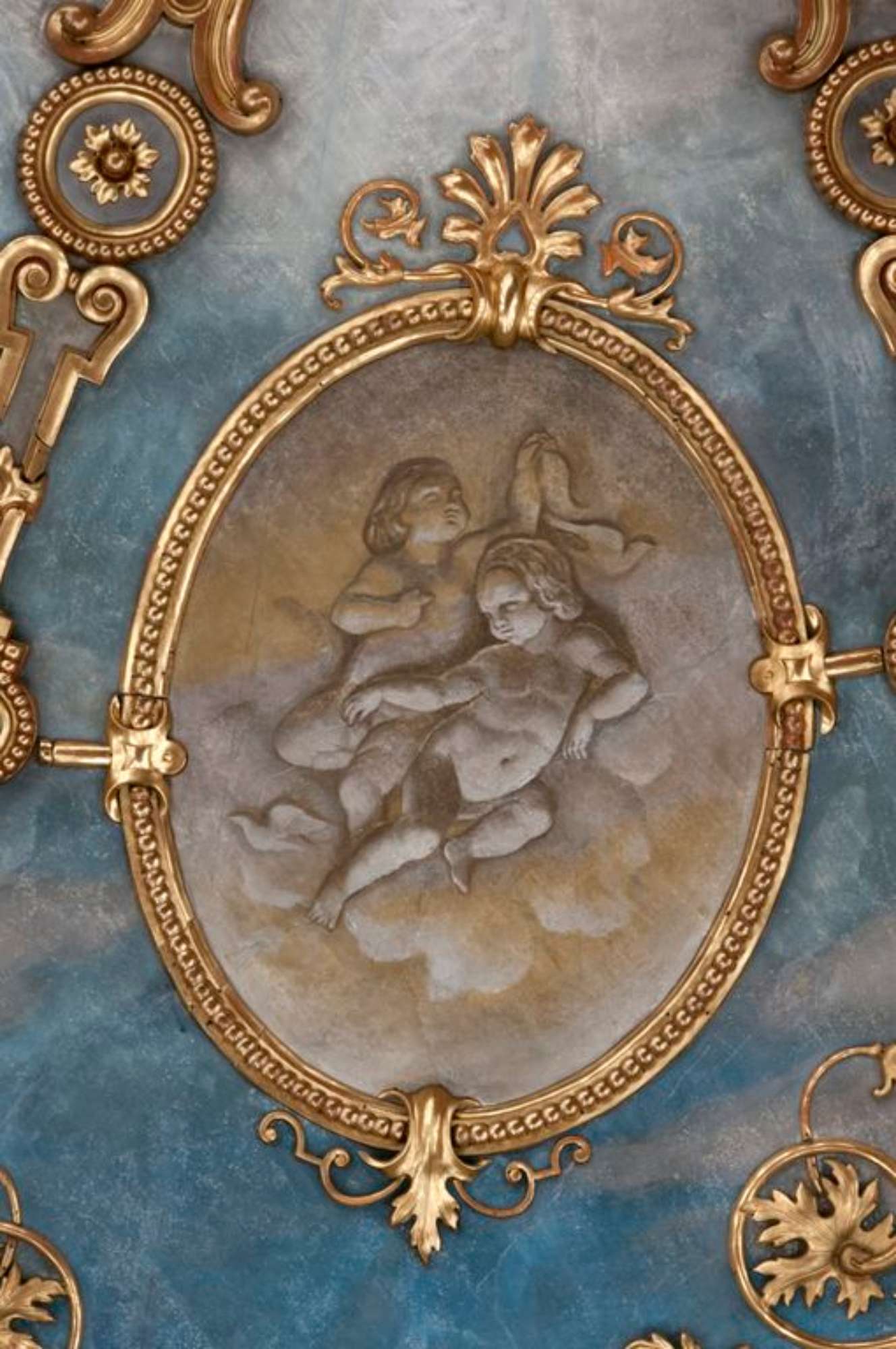 Piacenza, Teatro Municipale, particolare del velario (foto Andrea Scardova, IBC) 2016